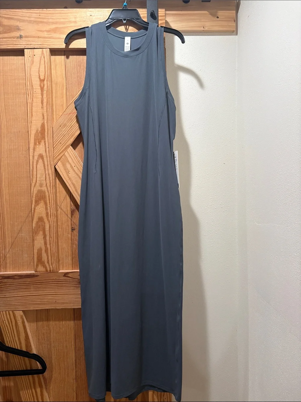 lululemon athletica Sleeveless Charcoal Gray Maxi Dress